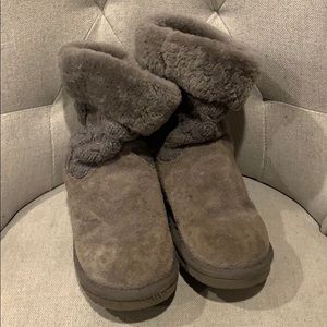 UGG K Juniper Confetti Genuine Shearling boots US1